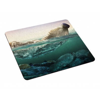 Mouse pad of Recycled textile
