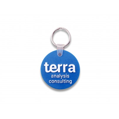 Llavero de goma blanda 2D, 3D