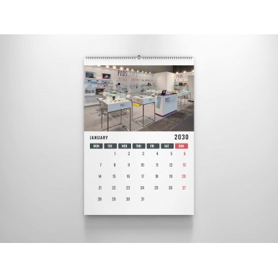 Wire-o A4 Wall Calendars
