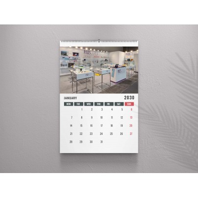 Calendario de pared wire-o 2