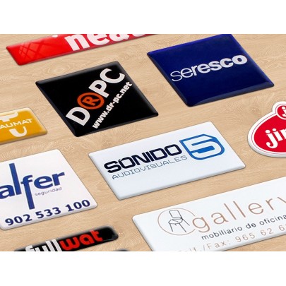 ETIQUETTES RÉSINÉES ADHÉSIF 2