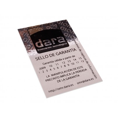 AUTOCOLLANTS DE GARANTIE